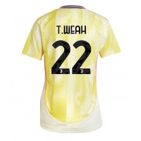 Maglia Calcio Juventus Timothy Weah #22 Seconda Divisa Donna 2024-25 Manica Corta